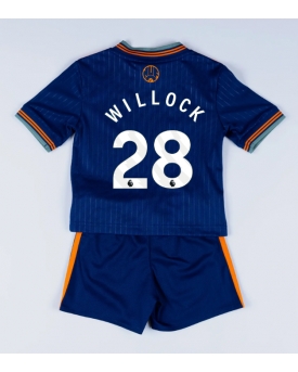 Newcastle United Joe Willock #28 Maglia Gara Terza Repliche 2025-26 Bambino Maniche Corte